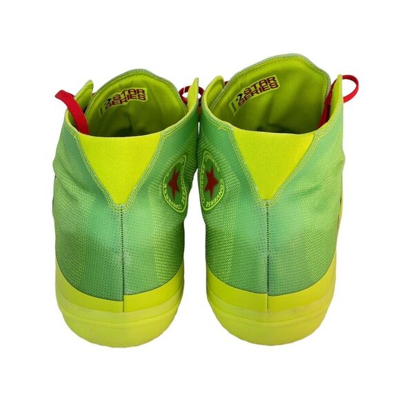 Converse All Star Pro BB Hi Grimshaw M Sz 18 “Grinch” 166322C Shoes - Picture 7 of 9